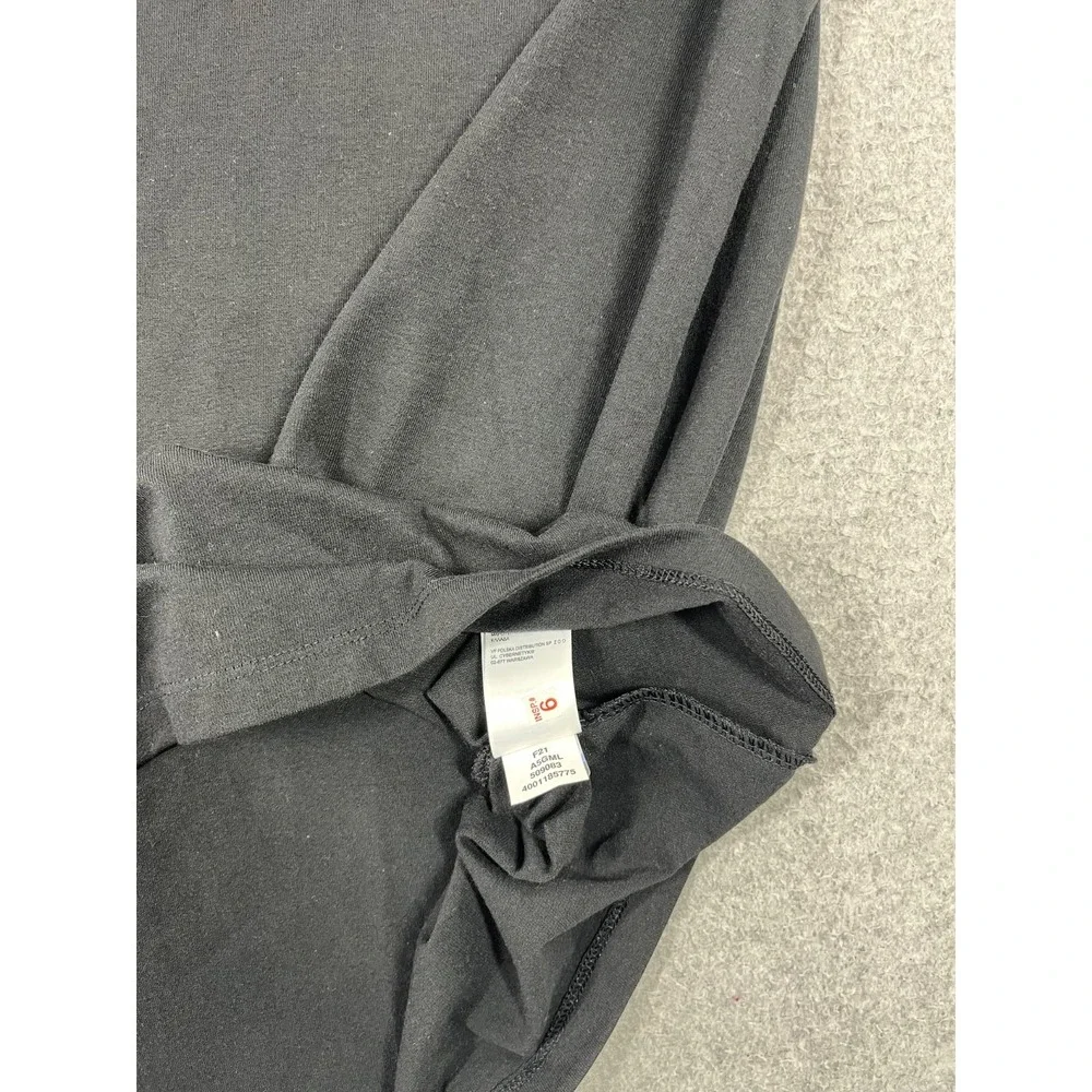 The North Face Logo Play Shirt Mens 2XL Black Long Sleeve Crew Neck Standard Fit
